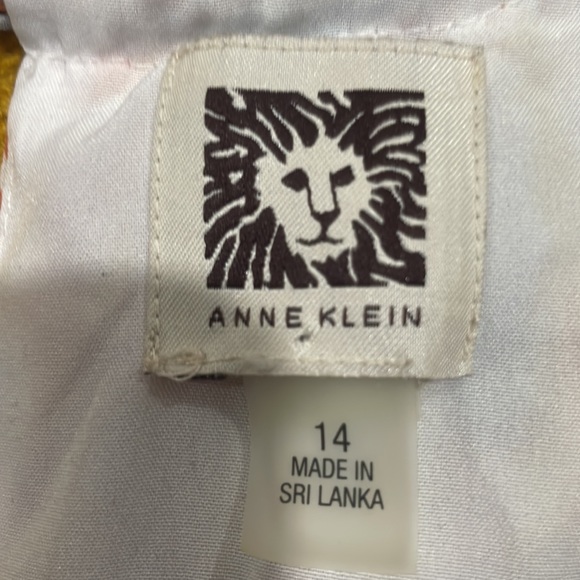 Anne Klein lined dress Size 14 - Picture 6 of 6